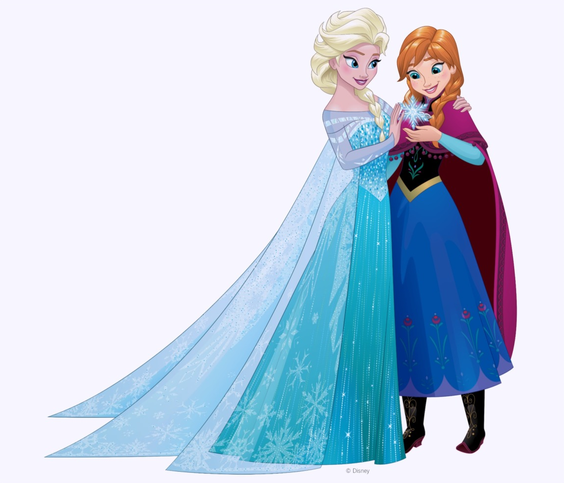 Wallpaper Boneka Cinta - Princess Elsa & Anna - HD Wallpaper 
