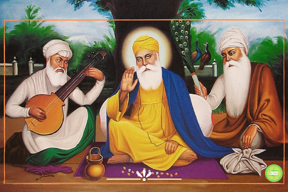 Happy Guru Nanak Birthday - Guru Nanak Dev Ji 550 Years - HD Wallpaper 
