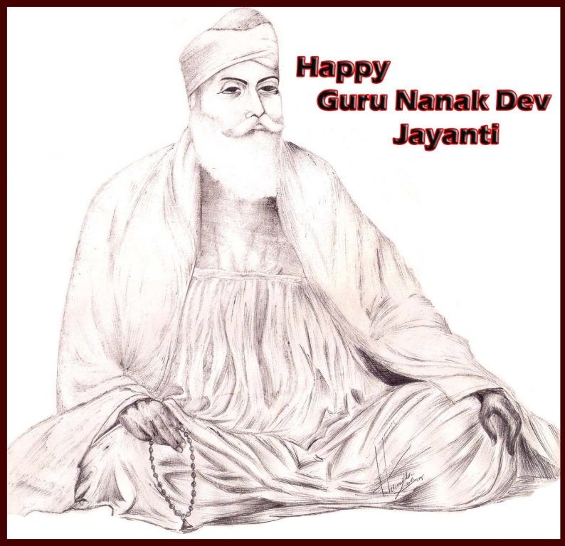 Happy Guru Nanak Dev Jayanti - Guru Nanak Dev Ji - HD Wallpaper 