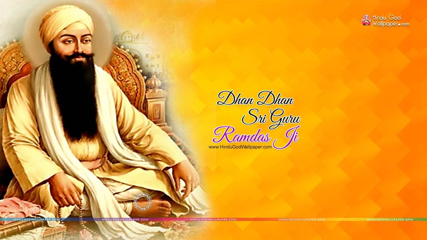 Guru Ramdas Sahib Ji - 1366x768 Wallpaper 