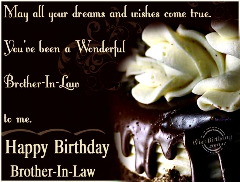 Quotes About Brother In Law 73 Quotes - Birthday Wishes For Brother In Law Quotes - HD Wallpaper 