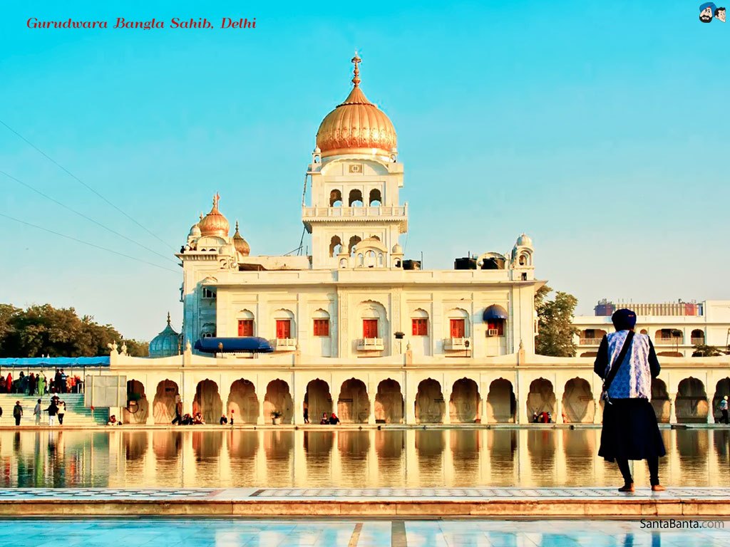 Gurudwara Bangla Sahib - HD Wallpaper 