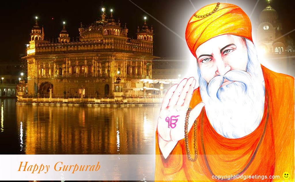 Guru Nanak Jayanti Wallpapers, Happy Guru Gobind Singh - Guru Nanak Jayanti And Kartik Purnima - HD Wallpaper 