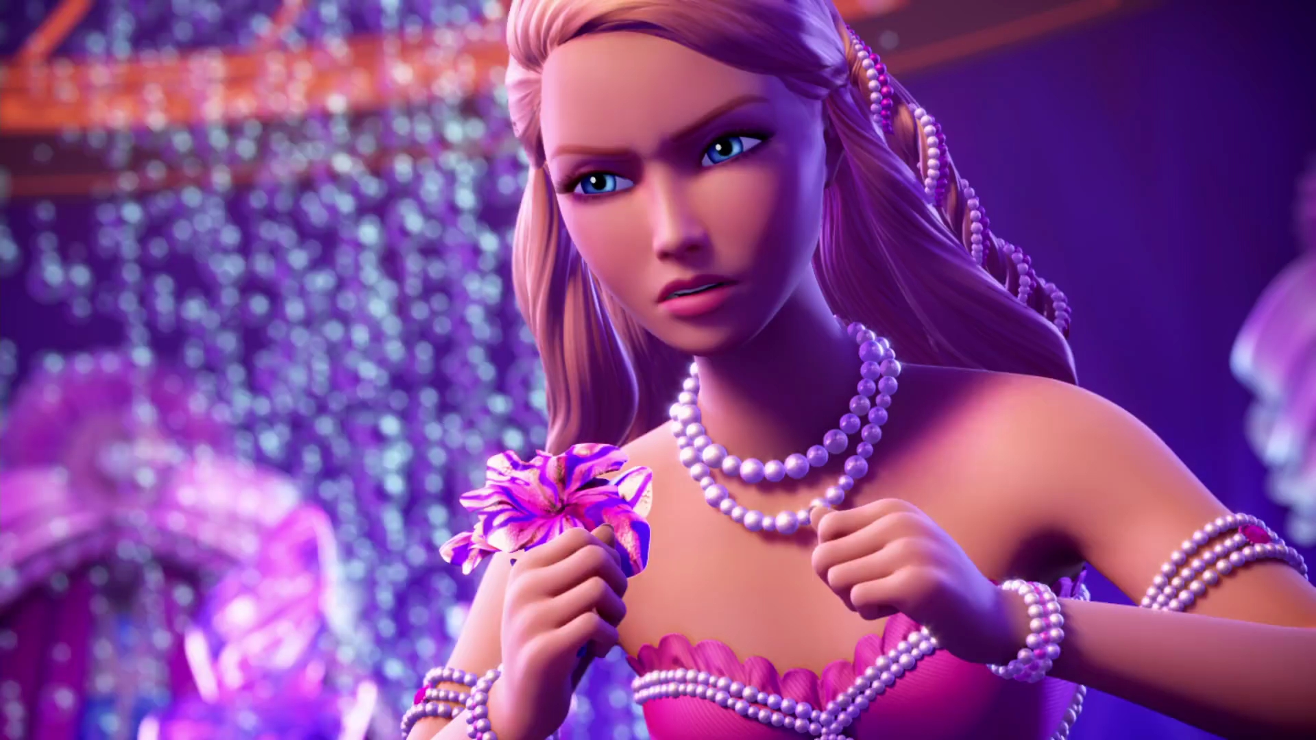 Barbie Pearl Princess Flower - HD Wallpaper 