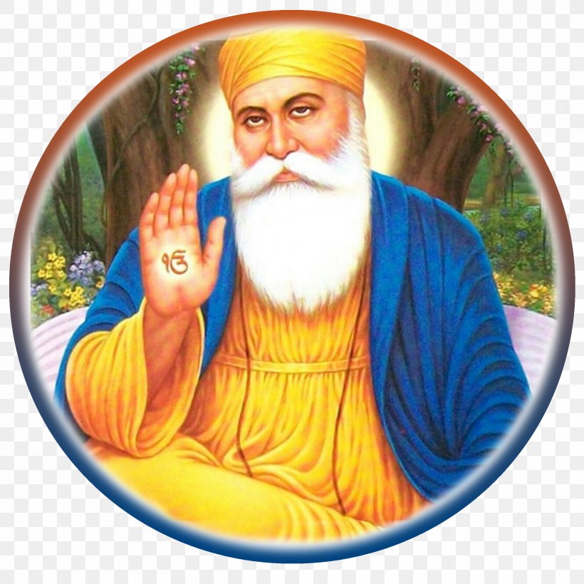 Guru Nanak Gurpurab Japji Sahib Adi Granth Nankana - Guru Nanak Dev Ji Png - HD Wallpaper 