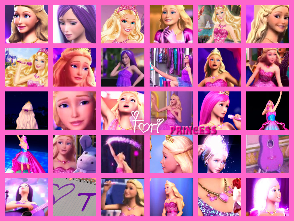 Barbie: The Princess & The Popstar (2012) - HD Wallpaper 
