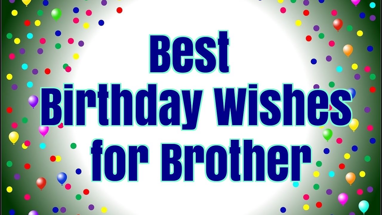 Happy Birthday Brother Image For Facebook - HD Wallpaper 