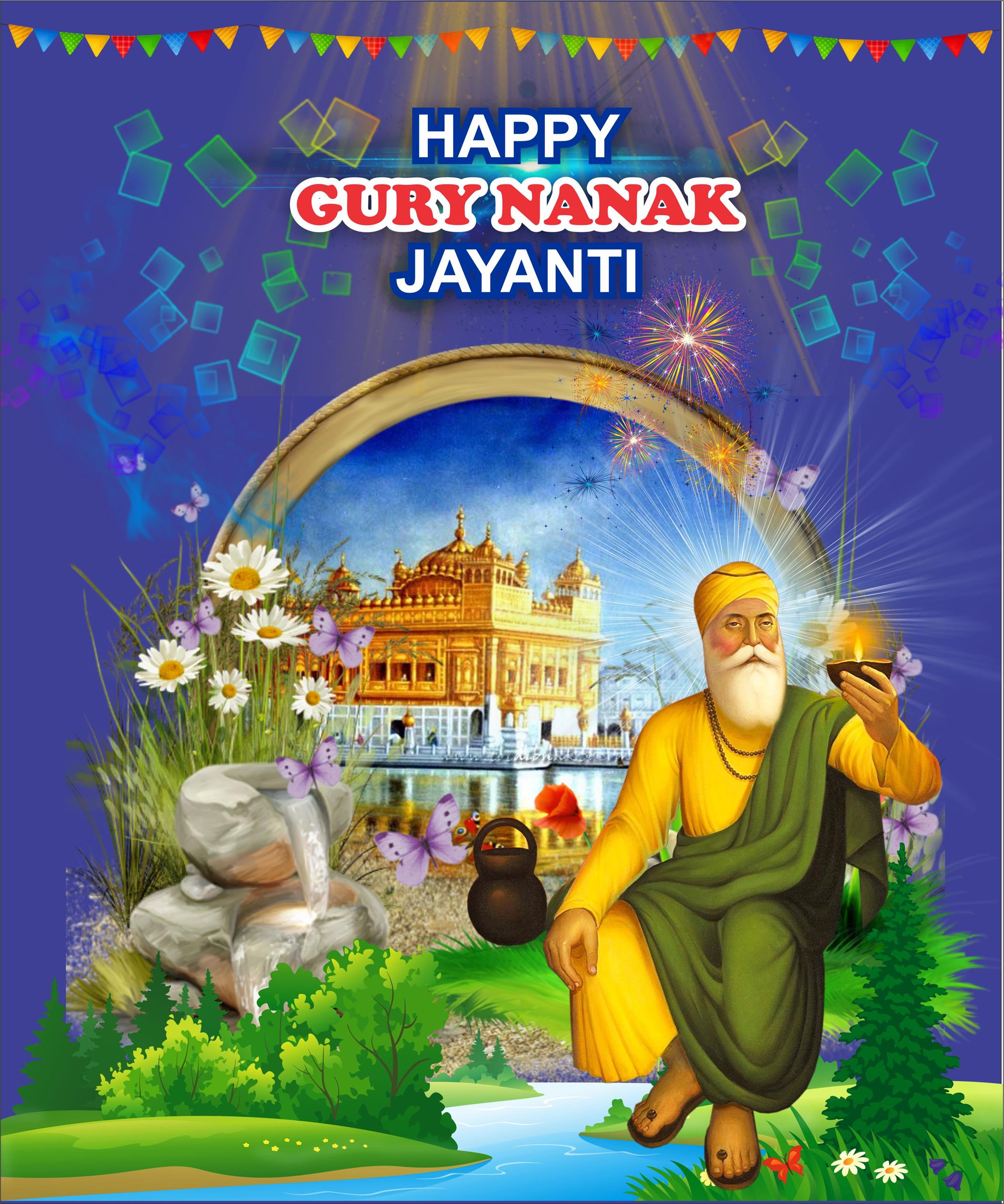 Happy Gurpurab 2019 - HD Wallpaper 