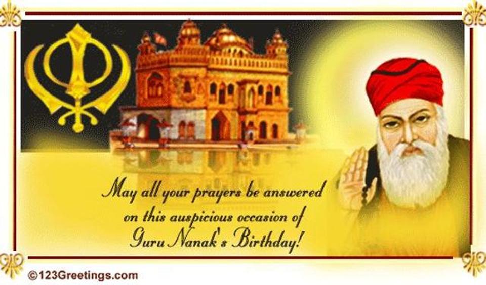 Hindustantimes - Wishes Guru Nanak Jayanti 2019 Date ...