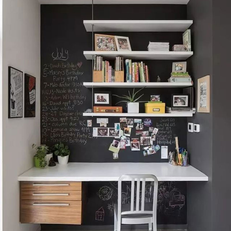 Tapety Fashion Black Wallpapers 3d Non Woven Grey Sand - Built In Alcove Desk - HD Wallpaper 