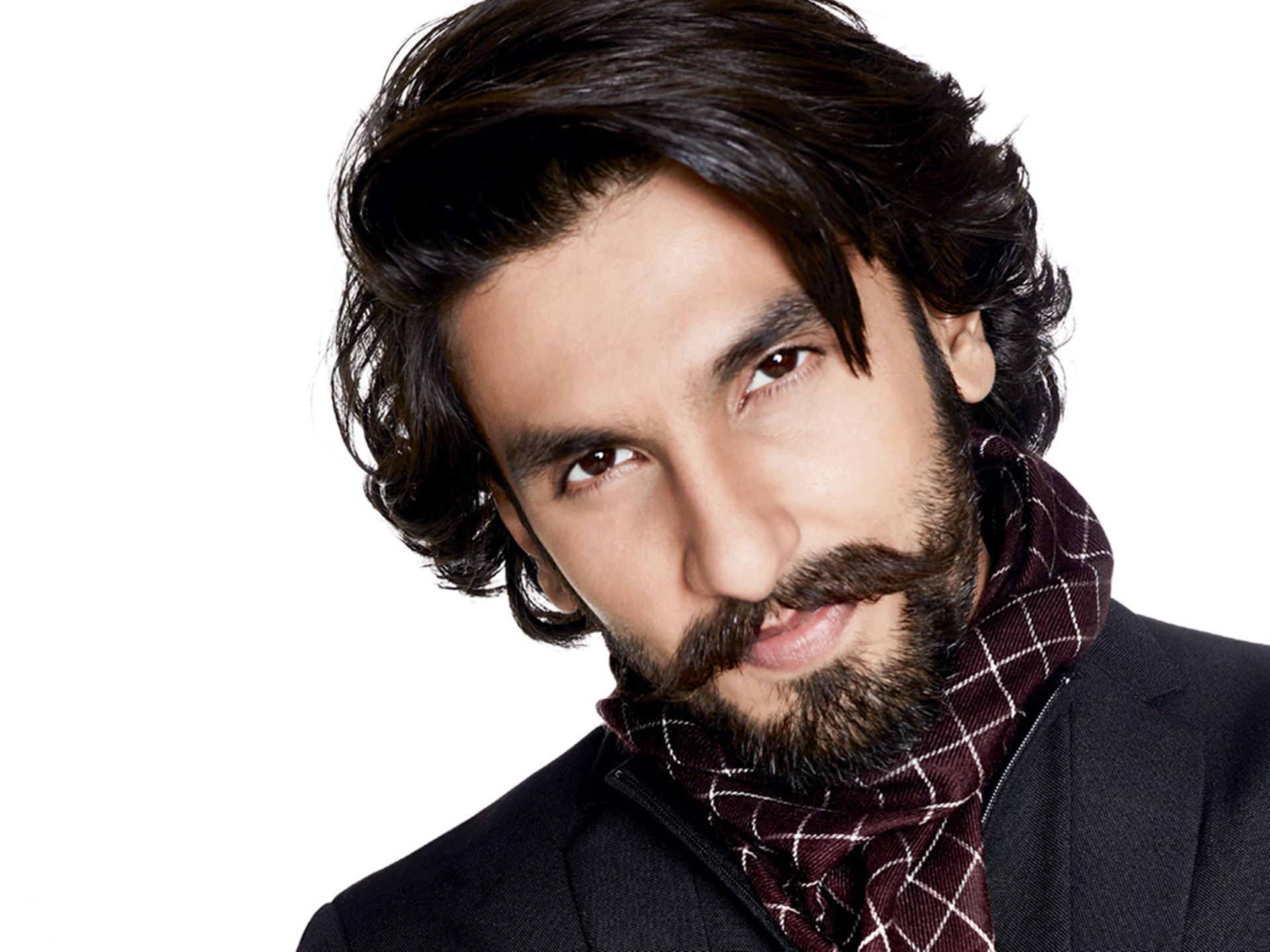 Ranveer Singh Mustache Look - HD Wallpaper 