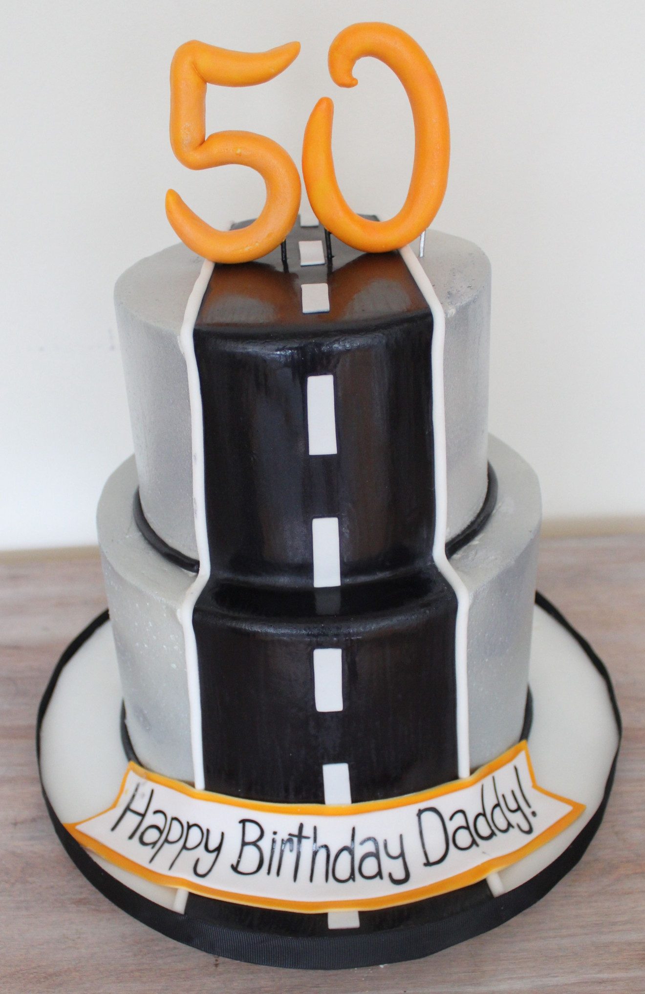 50th Birthday Cakes For Men Contemporary Cake For Taxi - Dad 50th Birthday Cakes For Men - HD Wallpaper 