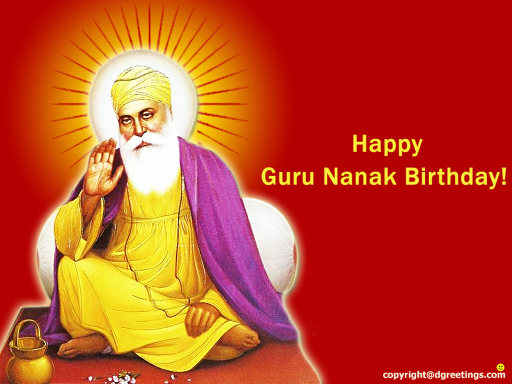 Guru Nanak Jayanti Wallpapers - Baba Guru Nanak Birthday - HD Wallpaper 