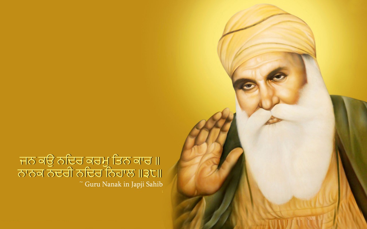 Joti Jot Guru Nanak Dev Ji - HD Wallpaper 