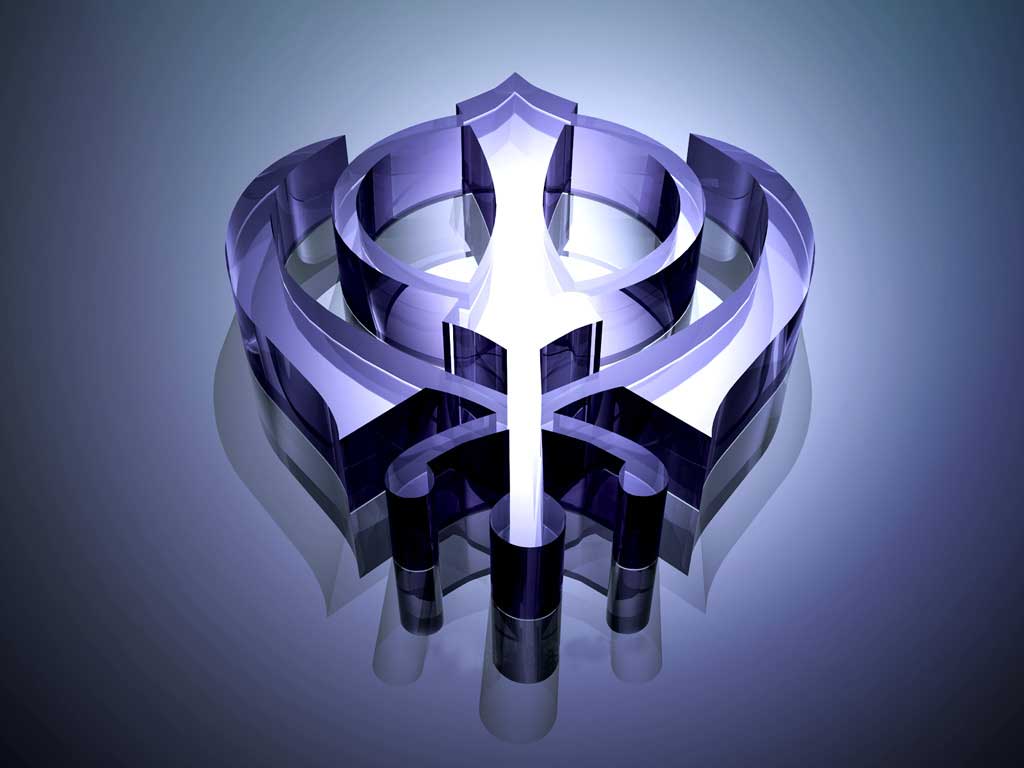 Sikh Hd Khanda Wallpapers - 3d Khanda Wallpaper Hd - HD Wallpaper 