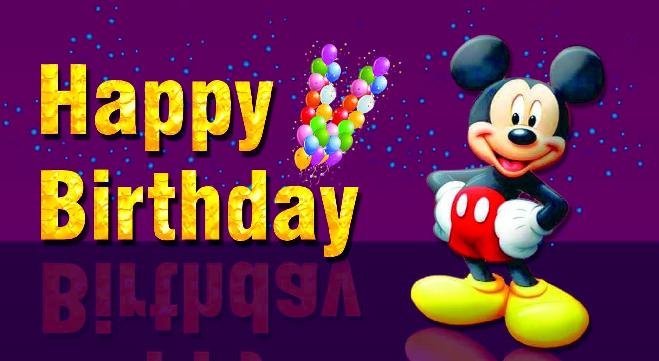 Happy Birthday Wishes - Cartoon - HD Wallpaper 