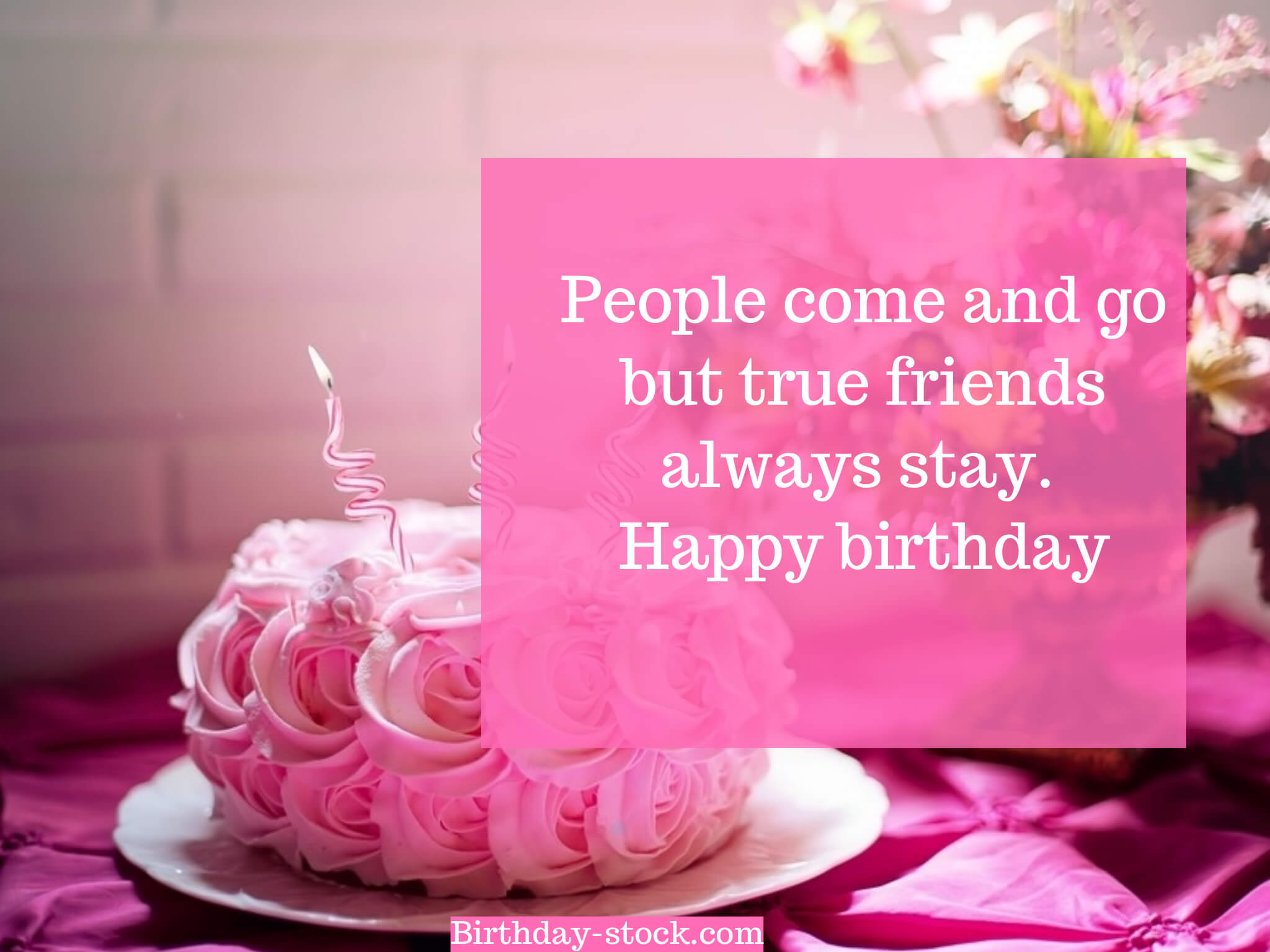 Happy Birthday Sayings With Text - Flower Birthday Wishes For Friend - HD Wallpaper 