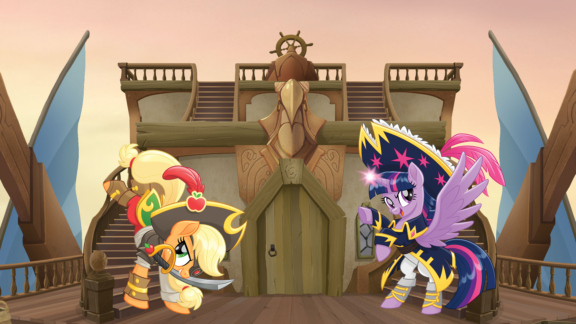 My Little Pony The Movie Wallpaper Pirate Ponies - My Little Pony Movie Pirates Ponies - HD Wallpaper 