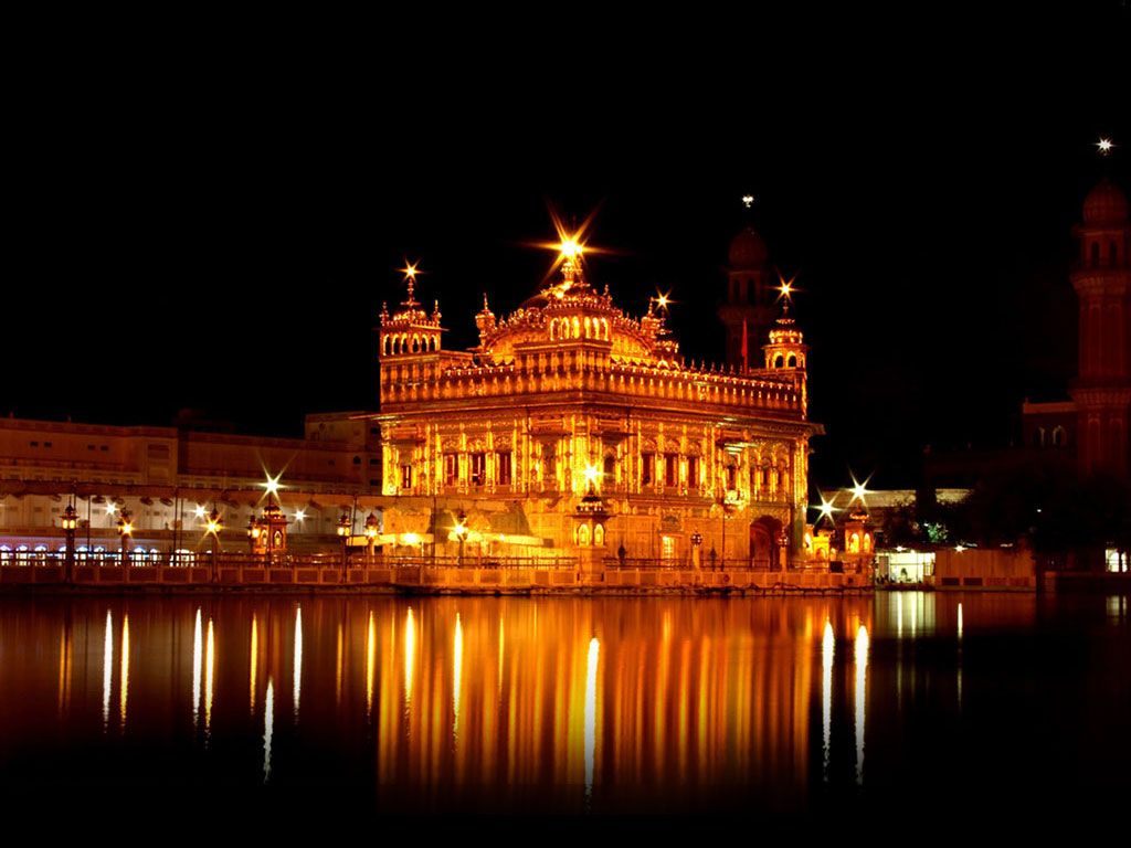 Night Pics Of Golden Temple - HD Wallpaper 