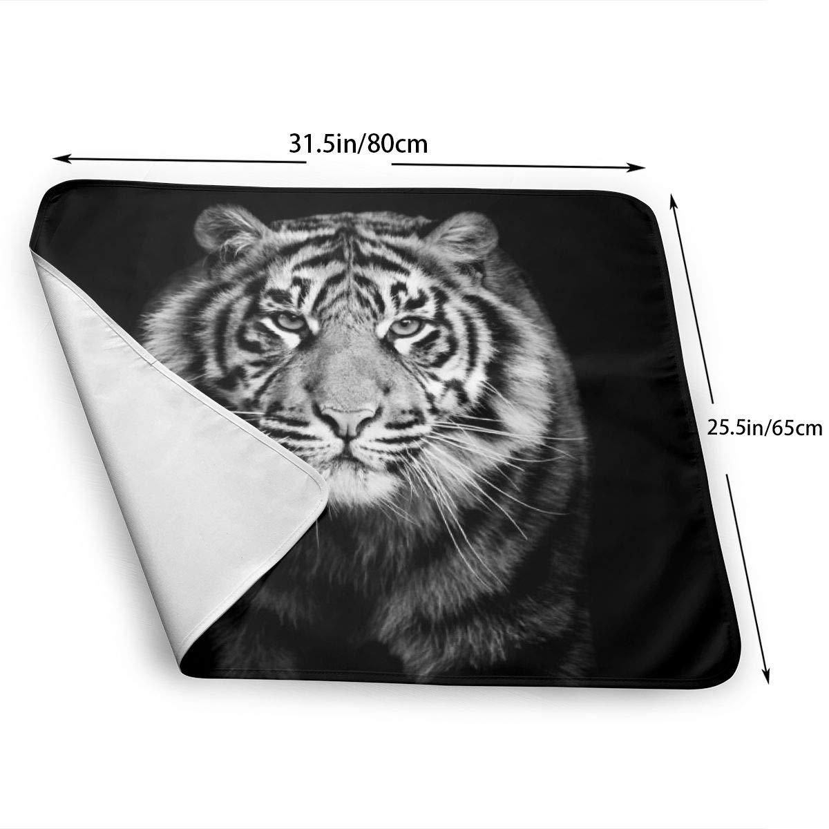 Tigers Black And White - HD Wallpaper 