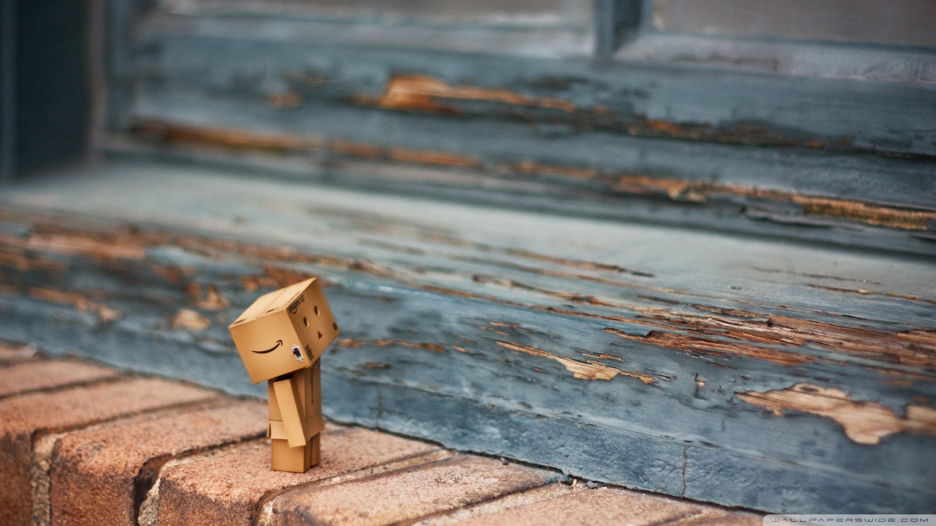 Blue Window And Danbo Wallpaper Blue, Window, And, - Danbo Sad - HD Wallpaper 