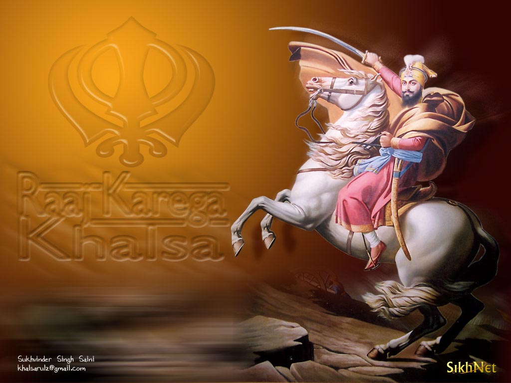 Khalsa Wallpapers Hd Widescreen Backgrounds, 108,27 - Guru Gobind Singh Ji On Horse - HD Wallpaper 