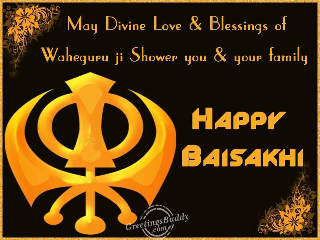 May Divine Love And Blessings Of Waheguru Ji Shower - Happy Vaisakhi -  1024x768 Wallpaper 