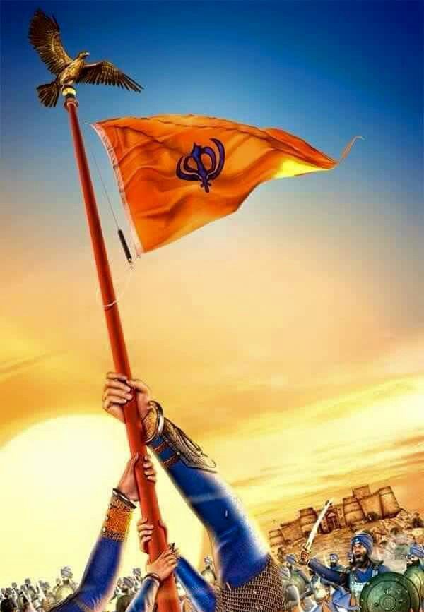Khalsa Flag - HD Wallpaper 