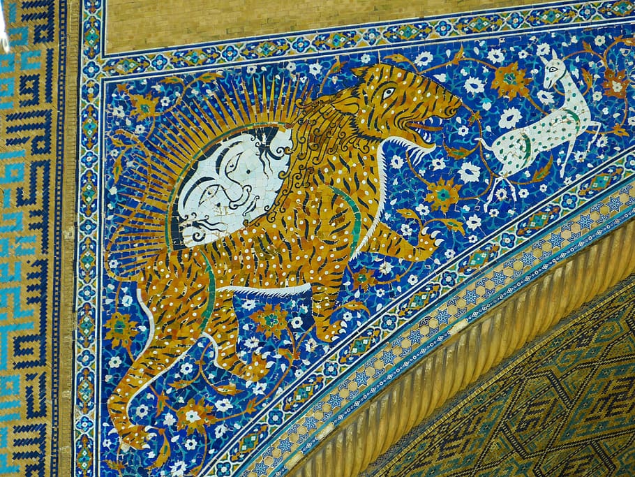 Samarkand, Registan Square, Uzbekistan, Sher Dor Madrassah, - Registan - HD Wallpaper 