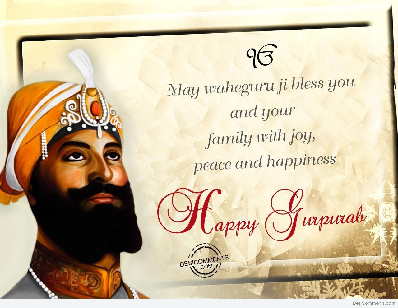 Gurpurab Wallpaper - Guru Gobind Singh About Muslim - HD Wallpaper 