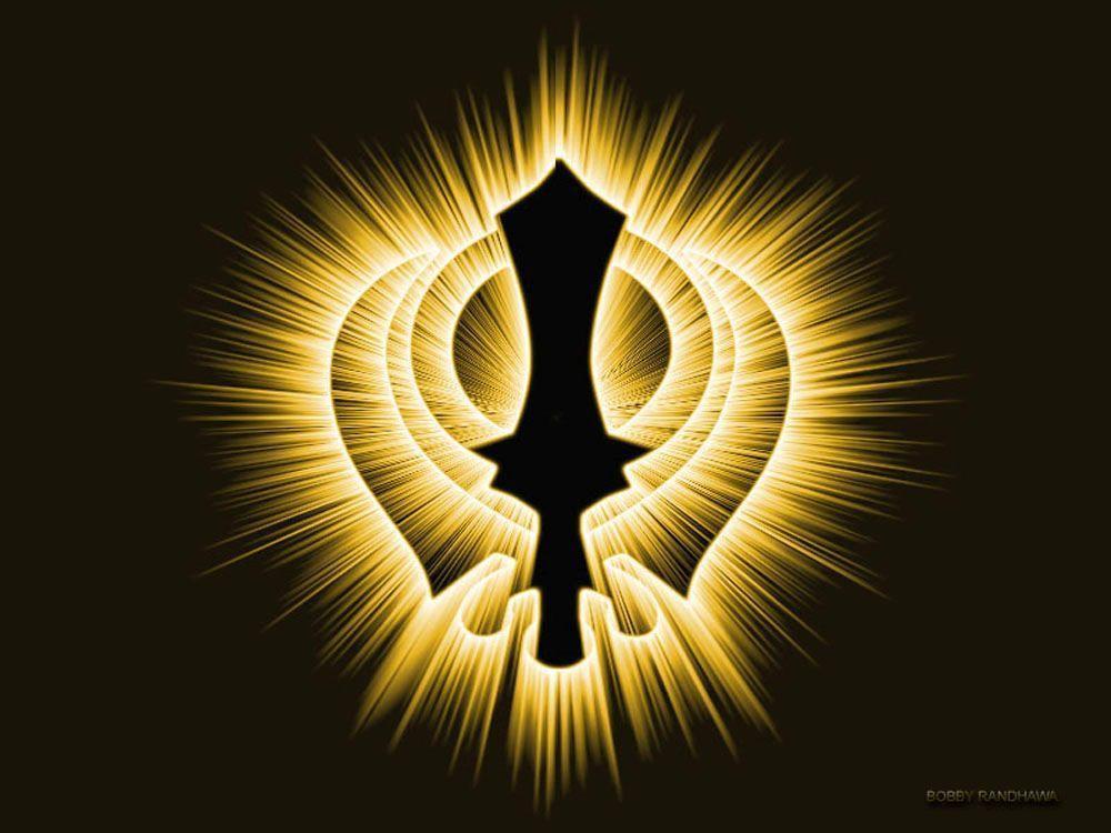 Khalsa Wallpapers Hd - Khanda Guru Nanak Devji - HD Wallpaper 