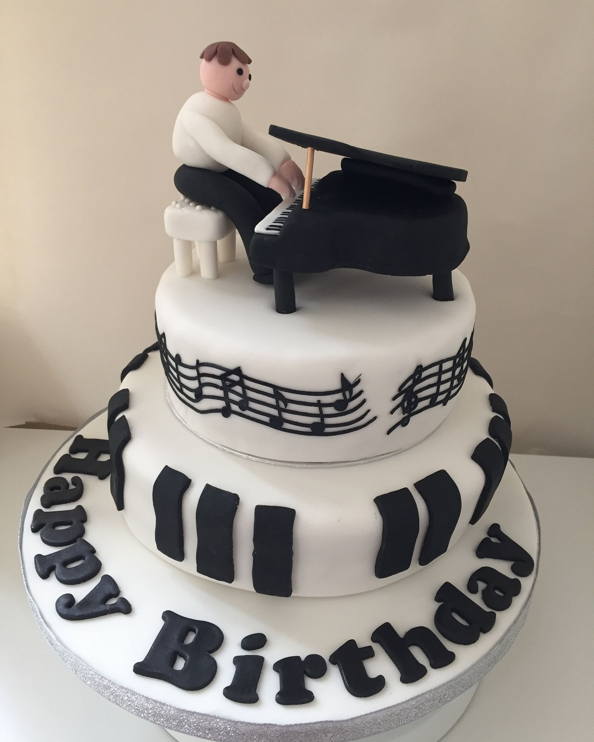 50th Birthday Cakes For Men Lovely Piano Man Cake For - Piano Man Cake - HD Wallpaper 