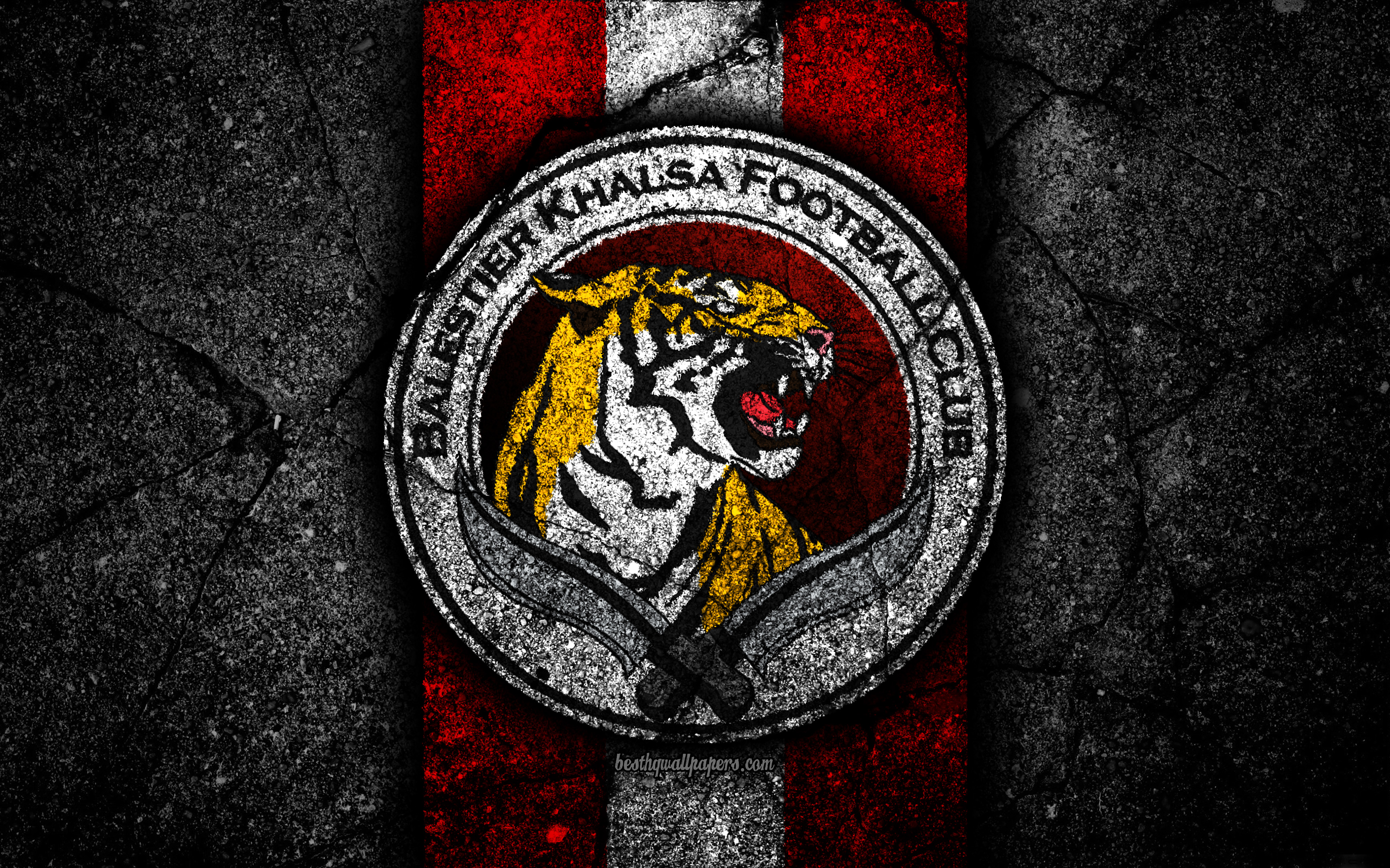 4k, Balestier Khalsa Fc, Emblem, Singapore Premier - Balestier Khalsa Fc - HD Wallpaper 