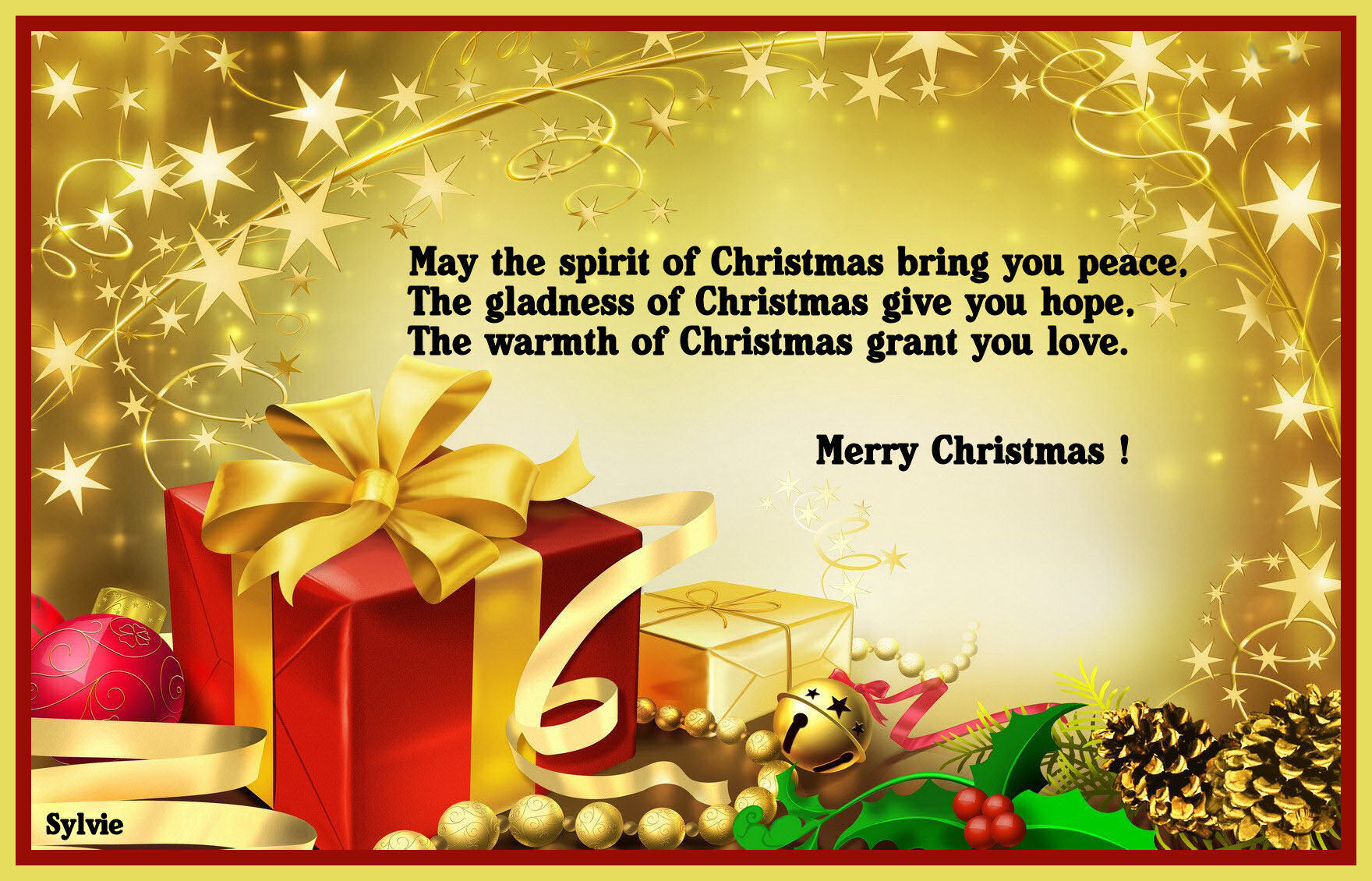 Christmas Poem For Friend - Christmas Cards For Emails - HD Wallpaper 