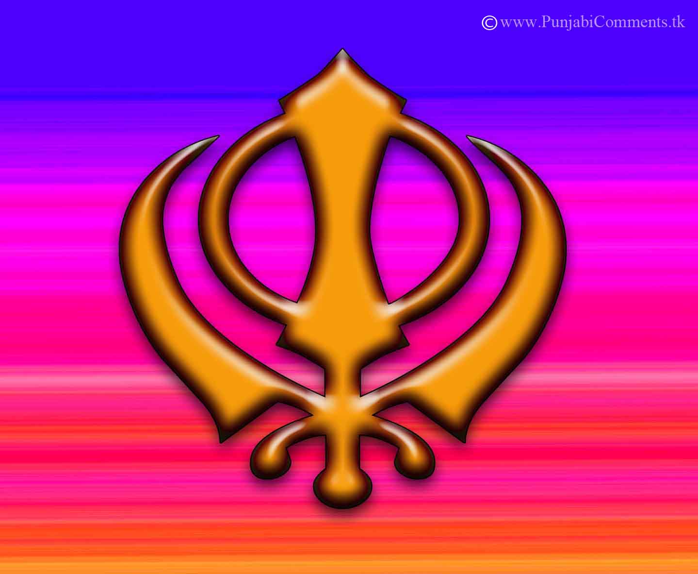 Khalsa Wallpapers Group - Punjabi Khanda Images Download - HD Wallpaper 