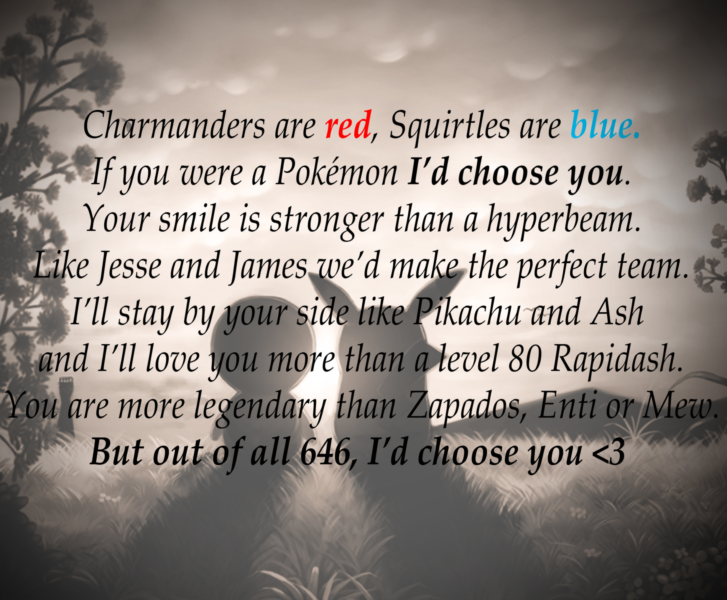 Cute Love Poems Hd Wallpaper - Cute Wallpaper Love Pikachu - HD Wallpaper 