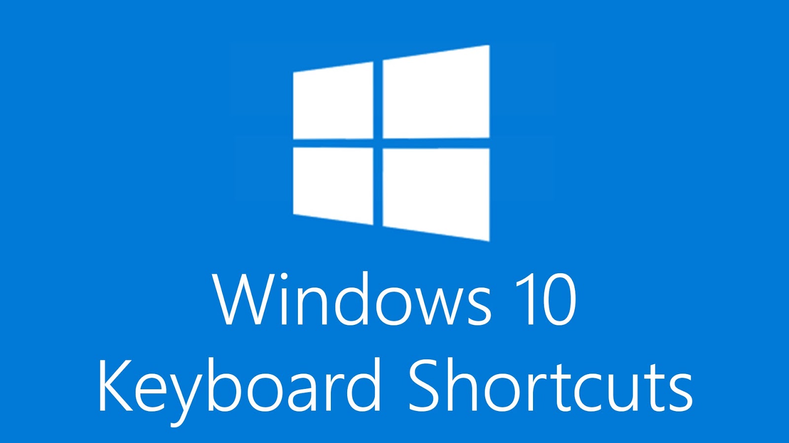Windows 10 Key Shortcuts - HD Wallpaper 