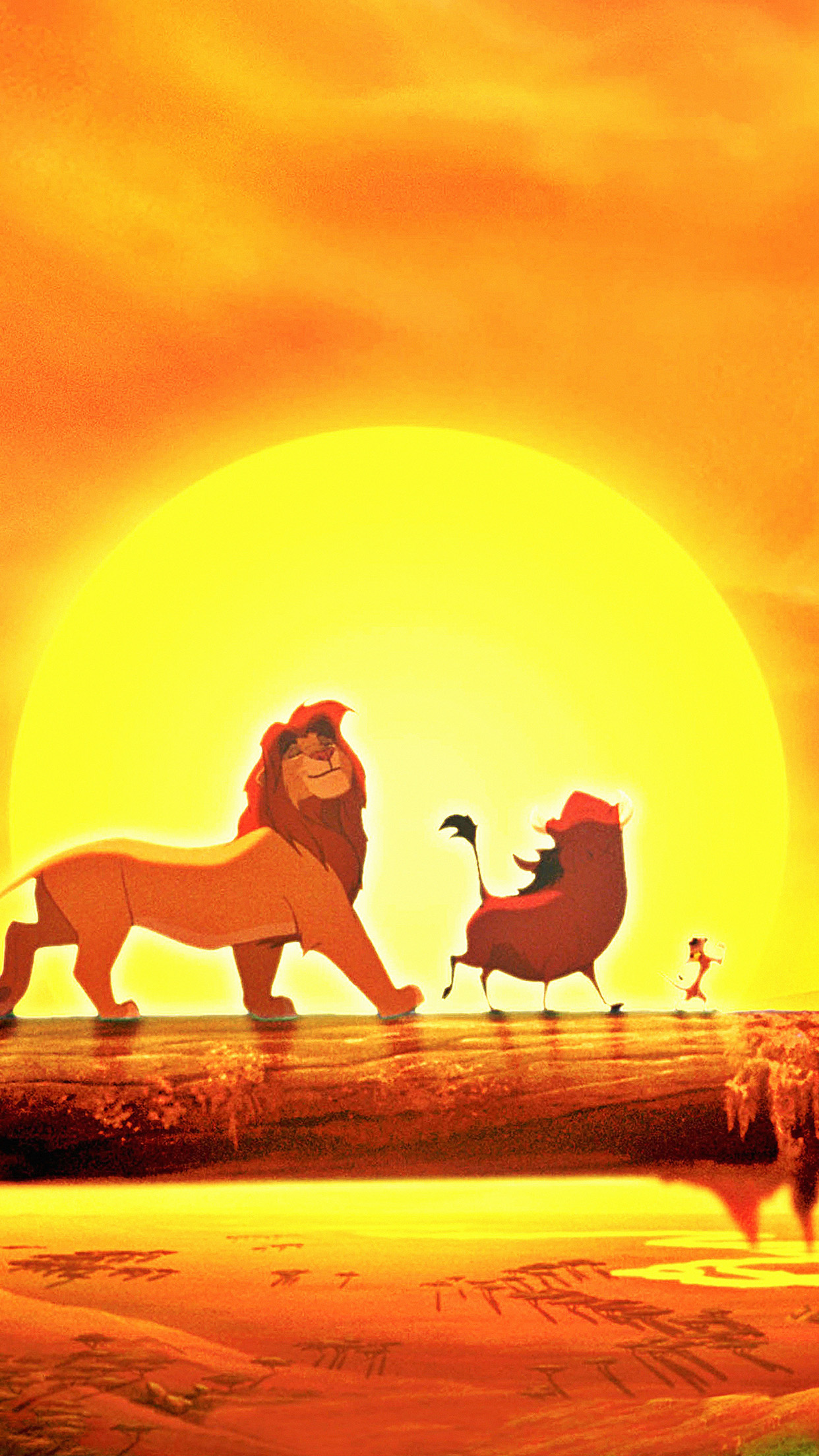 Walt Disney Lion King Anime Art Poster Android Wallpaper - Disney Wallpaper Lion King - HD Wallpaper 