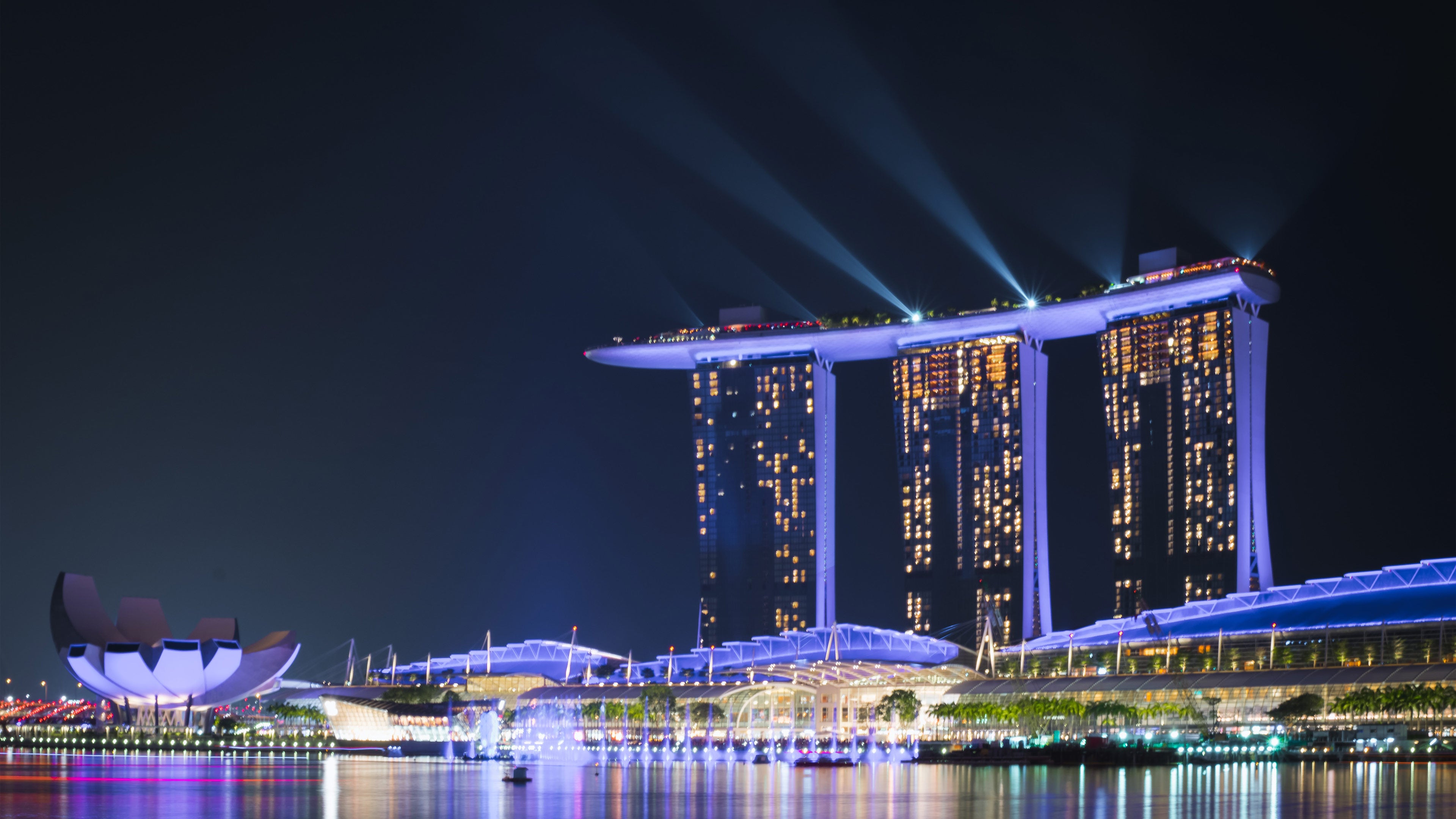 Marina Bay Sands - HD Wallpaper 