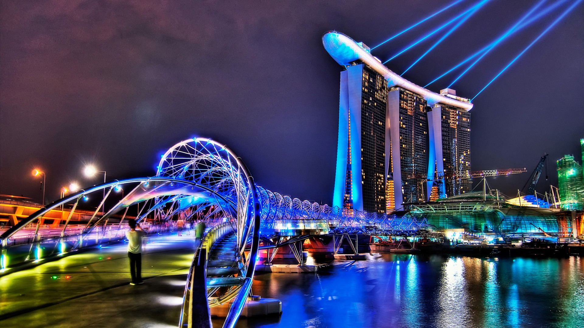 Marina Bay Singapore Hd - HD Wallpaper 