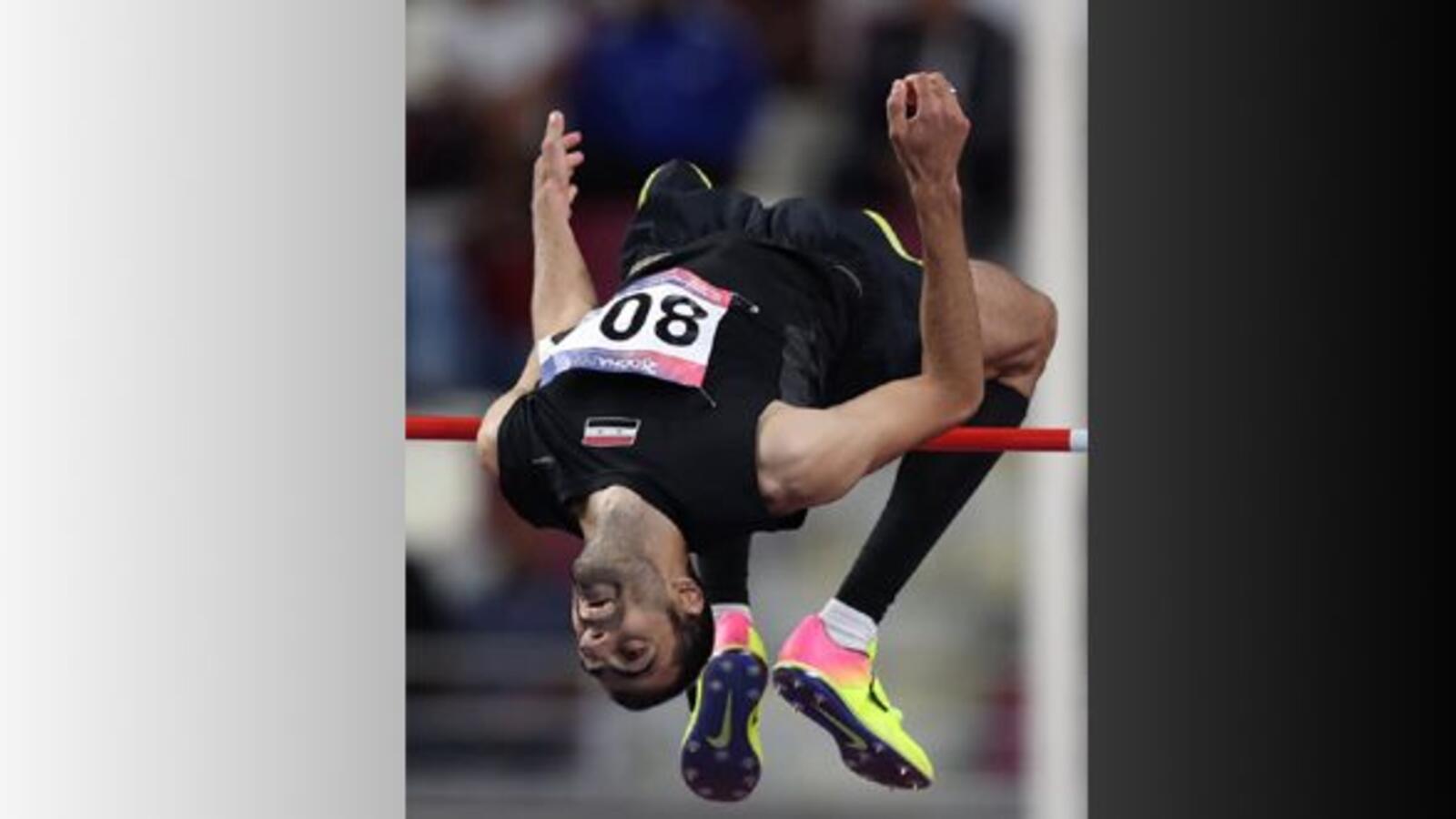 Majdeddin Ghazal - High Jump - HD Wallpaper 