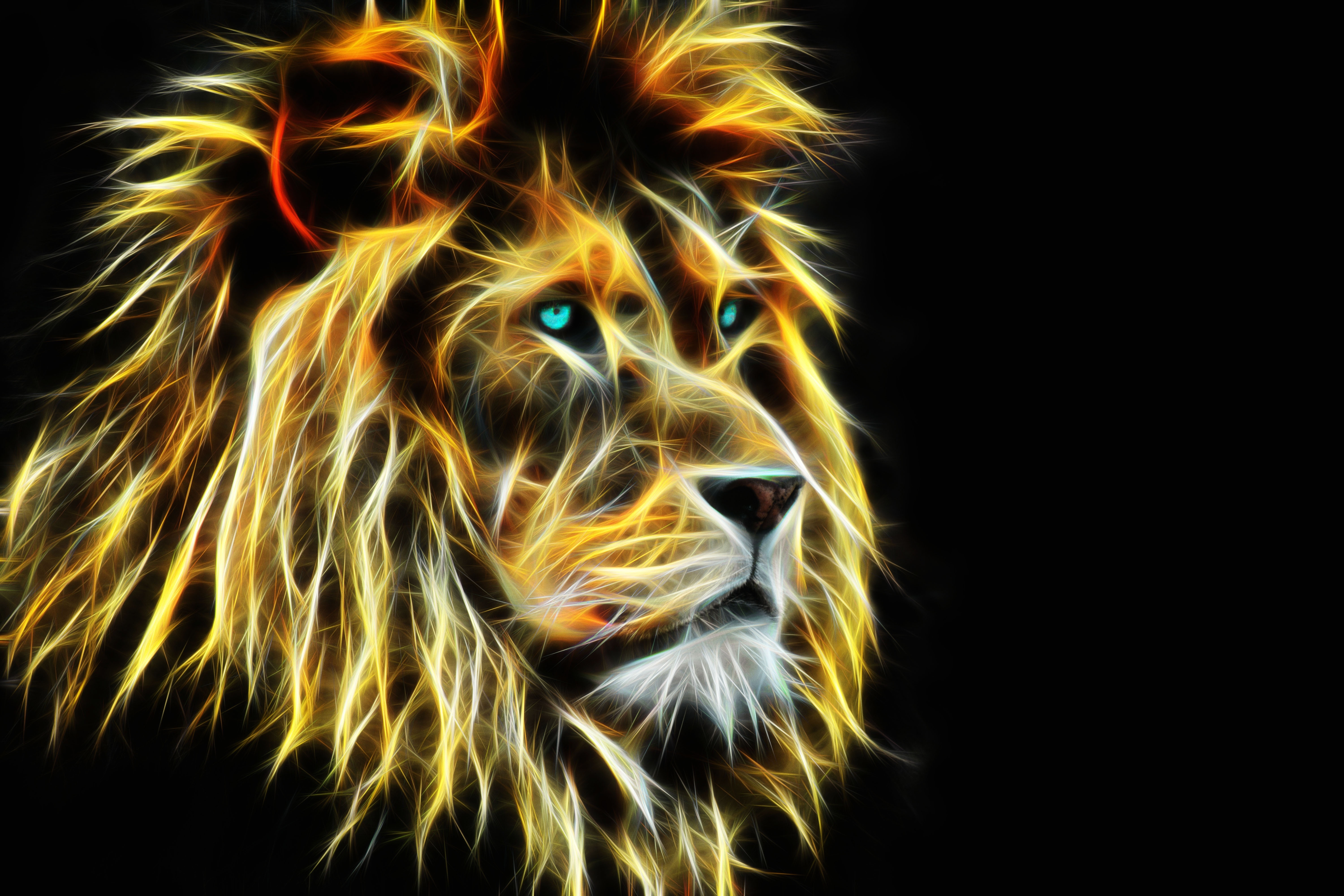 Lion, Muzzle, Background, 3d - Lion Quotes Success - HD Wallpaper 