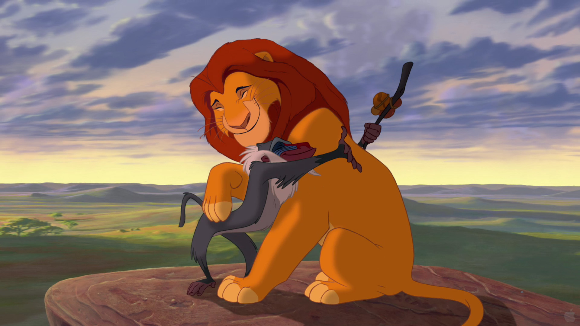 The Lion King Mufasa And Rafiki Hug 1920x1080 Wallpaper teahub.io