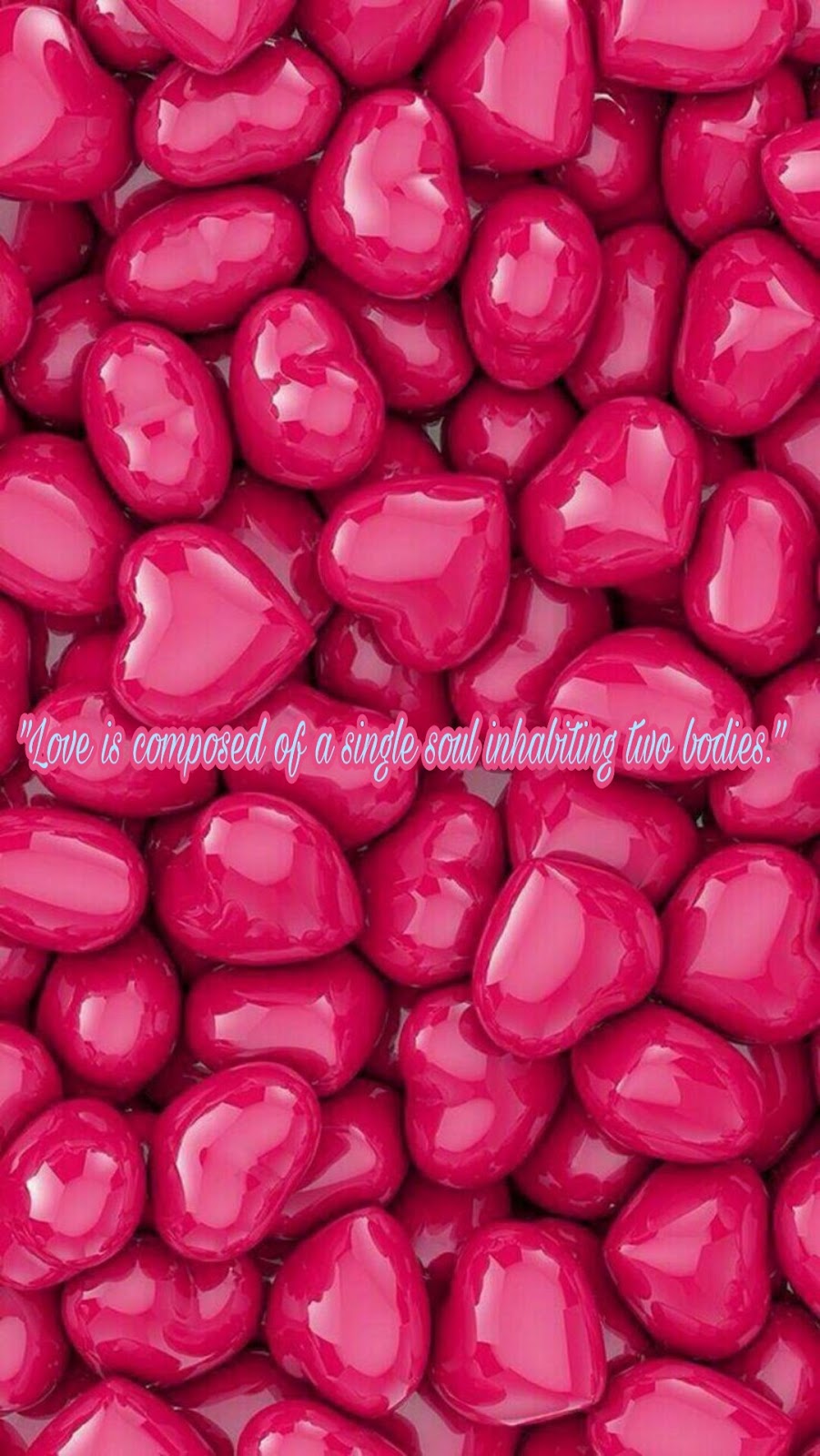 Happy Valentine S Day 2020 Images,happy Valentine S - Baby Pink Candy Hearts Background - HD Wallpaper 