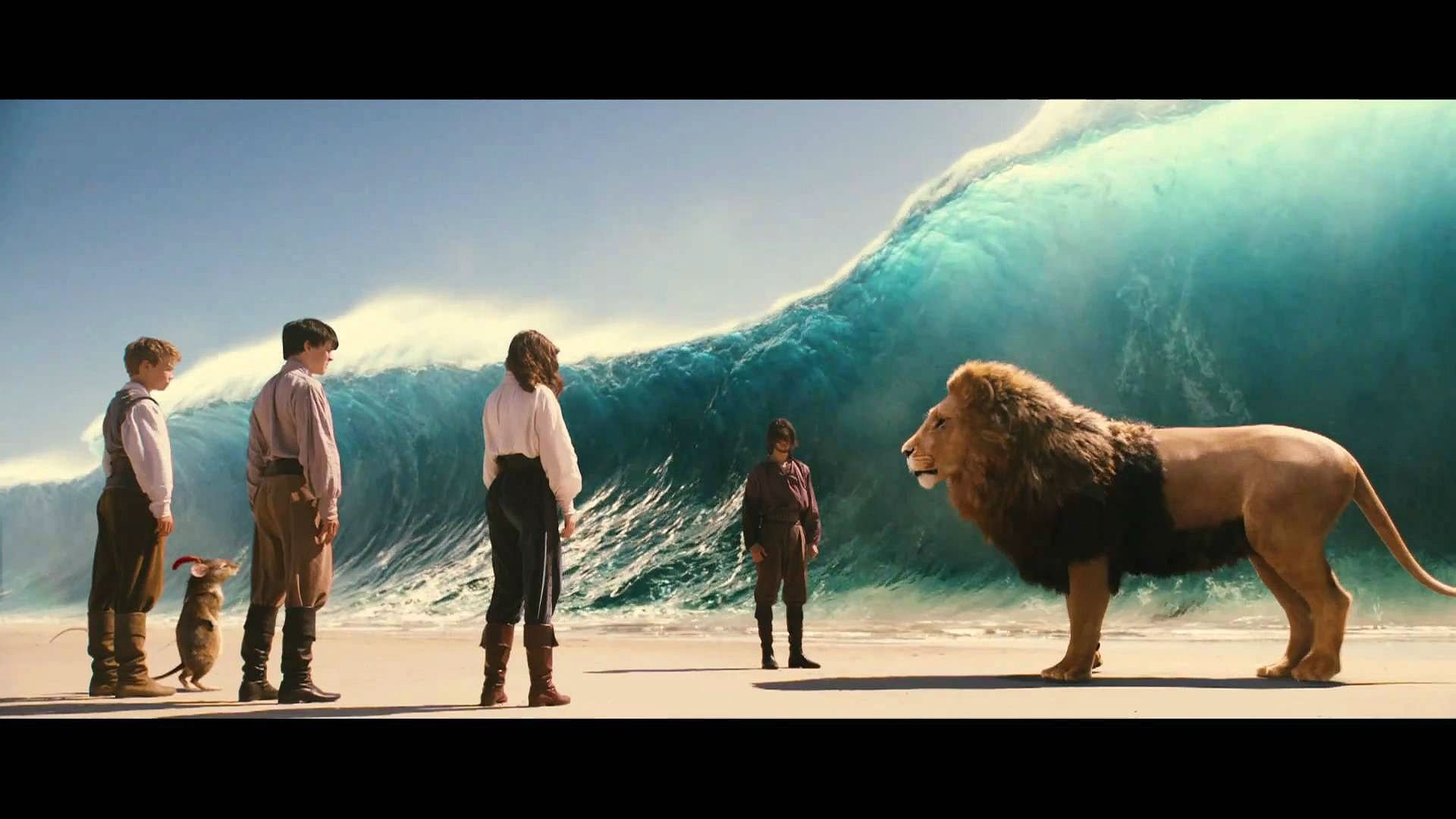 Series, Disney, Narnia, Fantasy, Lion,narnia, Adventure, - Aslan Voyage Of The Dawn Treader - HD Wallpaper 