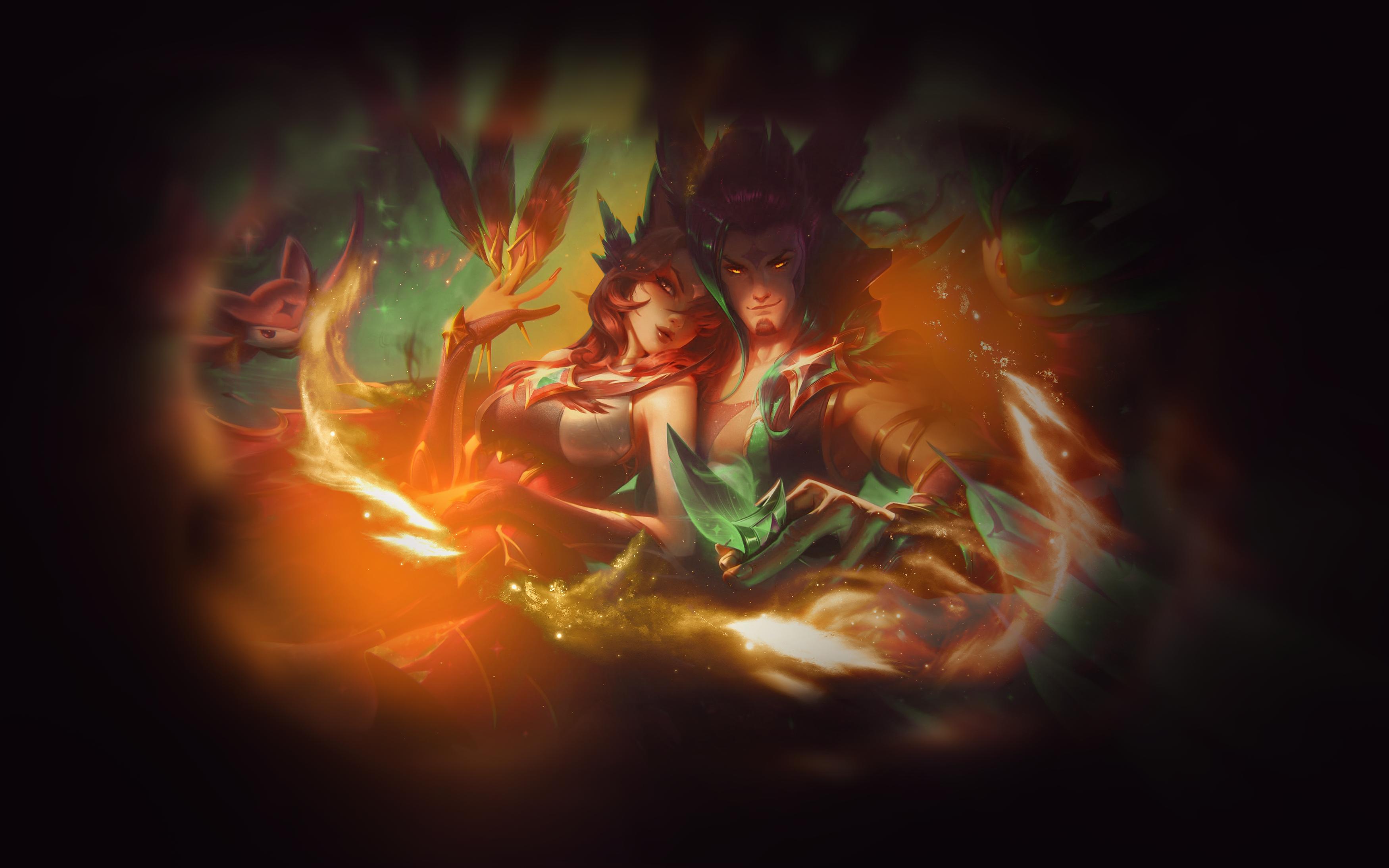 Star Guardian Xayah Rakan - HD Wallpaper 