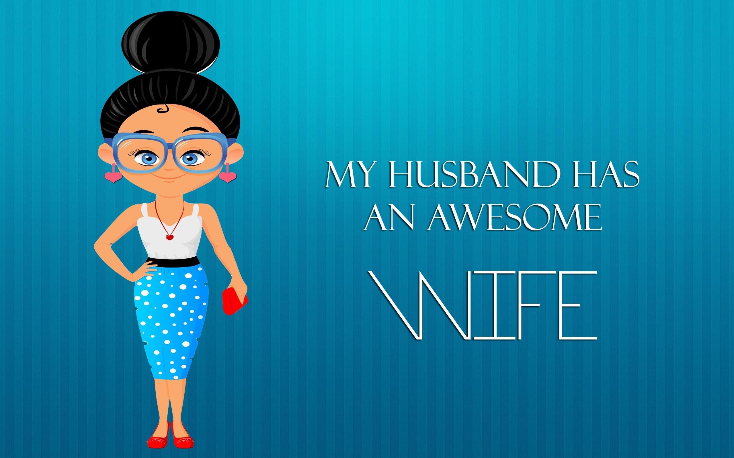 Sorry Wallpaper For Husband - Wife And Husband Funny - HD Wallpaper 