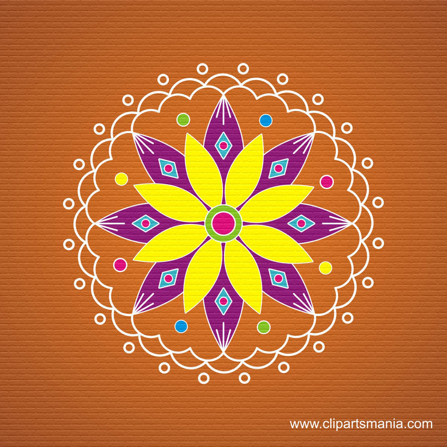 Rangoli Kolam Images Free Download - HD Wallpaper 