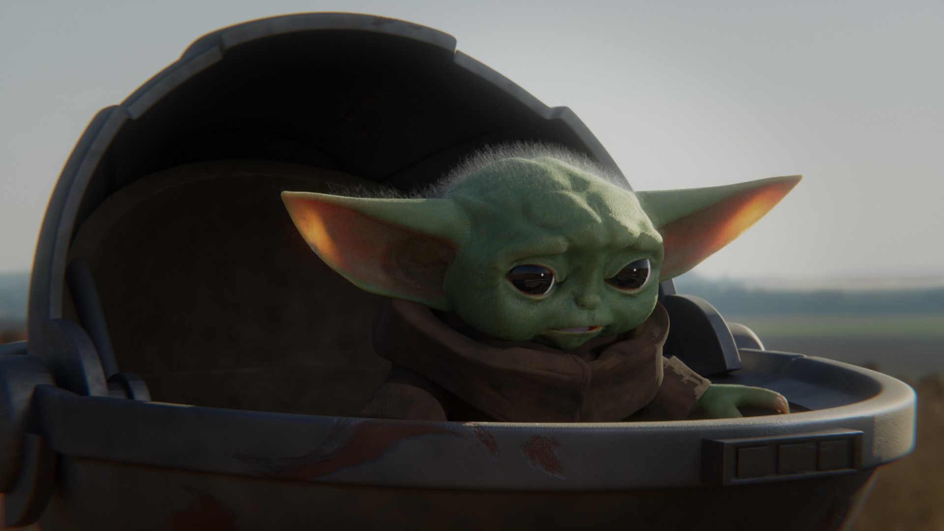 Star Wars Baby Yoda - HD Wallpaper 