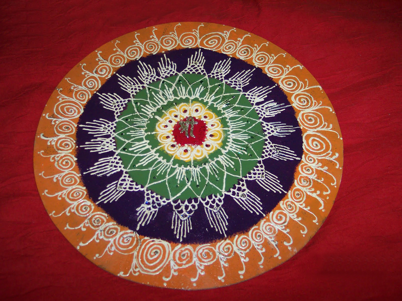 Rangoli Designs For Diwali - Happy Diwali Best Rangoli - HD Wallpaper 